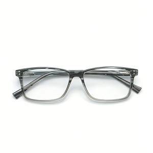 Monture de lunettes carrées tendance pour femme, style vintage écaille de tortue, verres transparents dégradés - Product Image 2