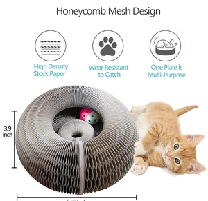 Organ ajaib penggaruk kucing dengan, mainan interaktif pokok petualangan bola untuk latihan fisik dan kucing dalam ruangan - Product Image 3