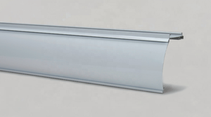 פרופיל אלומיניום מודרני זברה תריסי מסך מובנה מסילות ברזל וילון מובנה לשימוש יומיומי קורניס נמוך - Product Image 6