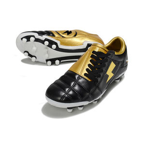 <span class=keywords><strong>Botas</strong></span> <span class=keywords><strong>de</strong></span> Fútbol Personalizadas con Tacos, Negras, Clásicas, con Cordones, Estilo Chuteira, <span class=keywords><strong>de</strong></span> Corte Bajo, <span class=keywords><strong>de</strong></span> Cuero Suave Tipo <span class=keywords><strong>Canguro</strong></span>, T90 FG - Product Image 6