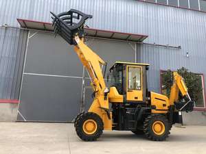 Tractor de jardín multifuncional Retroexcavadora Tractor compacto con cargador y accesorios de retroexcavadora Retroescavadeira - Product Image 3