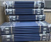 Puntales de Acero Galvanizado Ajustables DAZHI DZ-48, Puntales de Apuntalamiento para Construcción Industrial, Poste Telescópico de Tornillo de Alta Resistencia