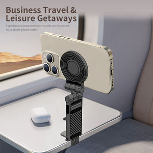 Support de téléphone <span class=keywords><strong>pliable</strong></span> pour voiture, support magnétique N52 pour téléphone, support de bureau à pince, support de téléphone portable de voyage - Product Image 6