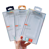 Boîte d'emballage personnalisable en PVC transparent pour téléphone avec crochet pour 17 Pro Max, impression de logo prise en charge