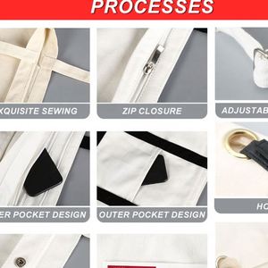 Sacs fourre-tout personnalisés en toile élégante pour cadeaux de mariage, sacs en coton imprimés pour invités de fête et célébrations, avec motif personnalisé - Product Image 3