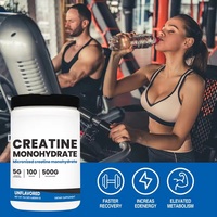Factory OEM Private Labels 500g Creatine Monohydrate 200 Mesh Pure Bulk Wholesale Creatine Pre Workout Powder
