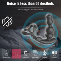 App-gesteuerter 360-Grad-Rotierender Prostata-Massager mit Doppelmotoren, 10 Vibrationsmodi, 100% Wasserdichter Analplug für Männer G-Punkt