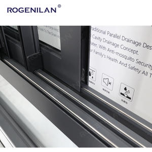 Fenêtres coulissantes à double vitrage en aluminium à rupture de pont thermique, économie d'énergie, fabrication directe ROGENILAN - Product Image 5