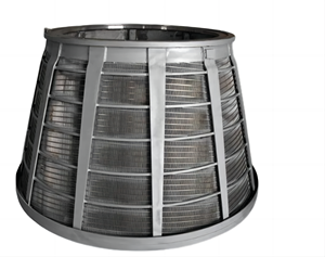 Dapat disesuaikan kawat baji saringan keranjang pemisah cairan pemisah padat - Product Image 1