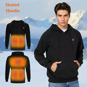 Unisex 7.4V pacco batteria Pullover riscaldato con cappuccio 3 zone di riscaldamento cappotto sportivo invernale giacca da uomo <span class=keywords><strong>Safari</strong></span> <span class=keywords><strong>abbigliamento</strong></span> riscaldato - Product Image 1