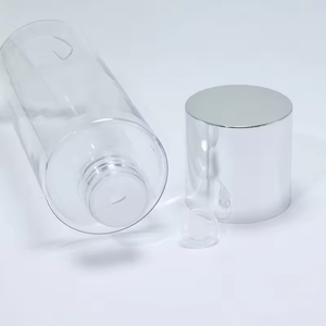 Eco-friendly Empty Skin Care 120ml/ 150ml/180ml Lotion <b>Bottles</b> with Sliver Cap Cosmetic PET Plastic Toner <b>Bottle</b> - Product Image 3