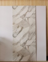 Panneaux muraux de douche en PVC imperméable gris du Nil mat 1000x10mm pour la décoration intérieure de la maison