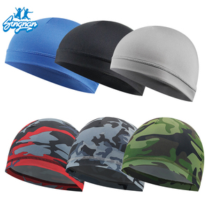 Großhandel Einfache Schädelmütze Radfahrer-Beanie Individuelles Logo KEINE MOQ Schädelmütze Radfahrer-Beanie Mehrfarbig Tarnmuster Radfahrer-Schädelmütze - Product Image 2