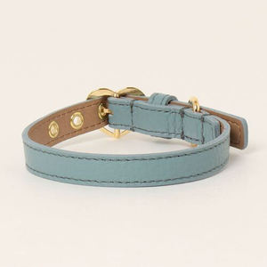 लक्जरी समायोज्य कुत्ते कॉलर ठोस शैली व्यक्तिगत pu और चमड़े के पट्टे के लिए रिवेट सजावट के साथ - Product Image 4