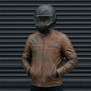 Chaqueta de Cuero para Motociclismo y Carreras, Hecha a Medida, Ropa Deportiva para Hombre, Chaqueta de Motociclista de Cuero Genuino de Alta Calidad - Product Image 4