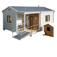 Conteneur mobile préfabriqué, maison décorée, amovible, résidentielle, modulaire, avec salle d'activités intégrée, en tôle d'acier colorée, Chine