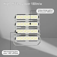 SNOOWEL haute puissance modulaire 600W IP67 LED réflecteurs extérieur haut mât sport stade lumière d'inondation Construction en aluminium 7 ans