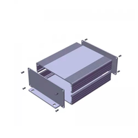Boîtier en aluminium anodisé Boîtier d'instrument électronique Boîtier de batterie Boîtier PCB