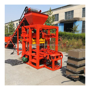 工場直売 QT4-26 半自動レンガ製造機 中空/中実レンガ 路縁石一体型機械 工業機器 - Product Image 1