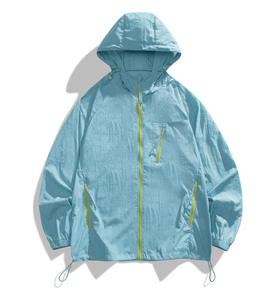 Vêtements <span class=keywords><strong>de</strong></span> protection solaire UPF50 anti-ultraviolets pour hommes et femmes, respirants, fins, pour l'été, <span class=keywords><strong>veste</strong></span> <span class=keywords><strong>de</strong></span> pêche à col montant pour activités <span class=keywords><strong>de</strong></span> plein air - Product Image 1