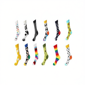 Calcetines de Moda a Media Pantorrilla, Tallas 37-45, Paquete Mixto, Calcetines Unisex - Product Image 2