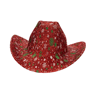 New Style Travel Party Favors Glitter Cowboy Hard <b>Hats</b> Bulk Wholesale Unisex <b>Light</b> Western Custom Party <b>Hats</b> 100% Polyester - Product Image 1