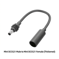 Câble étanche Starlink Type C mâle vers femelle 0,65 pi/0,2 m, câble d'extension mini DC 18AWG compatible avec Starlink Mini