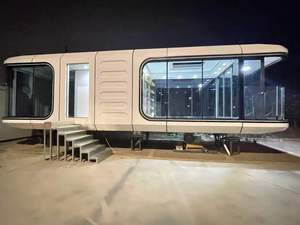 2024 Hot Application Steel Frame Space <strong>Capsule</strong> Fast Constructed Houseboat Greenhouses Exterior Sandwich Panel Bedroom <strong>Bathroom</strong> - Product Image 5