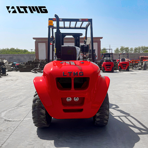 LTMG Articulado 4WD 4*4 neumáticos todoterreno contenedor elevador de horquilla 2ton 2.5ton <span class=keywords><strong>3ton</strong></span> 3.5ton carretilla elevadora para terrenos difíciles con cambio lateral - Product Image 3