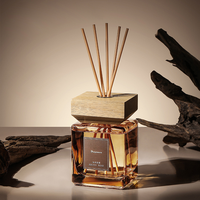 Molly Glory Diffuseur à Bâtonnets de Parfum d'Ambiance Haut de Gamme Grande Capacité avec Huile Essentielle, Désodorisant 200ml 500ml