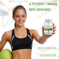 Capsules de Cissus Quadrangularis de marque privée Julong OEM pour les athlètes, réparation musculaire, récupération post-entraînement, nutriments
