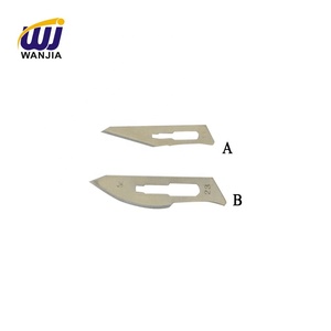Juego de instrumentos quirúrgicos veterinarios WANJIA, mango de bisturí de acero inoxidable, Base de cuchillas quirúrgicas afiladas y duraderas - Product Image 1