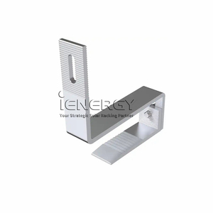 Support de panneau solaire à clipser pour toit en aluminium, supports de tuiles solaires photovoltaïques réglables, compatible UE - Product Image 3