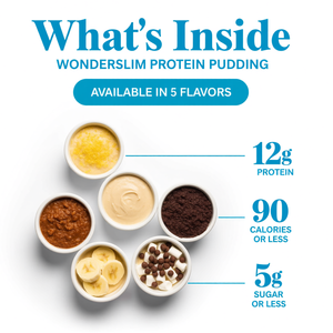 Mélange de <span class=keywords><strong>pudding</strong></span> protéiné WonderSlim, emballage en boîte multicolore, pack varié, 12 g - Product Image 3
