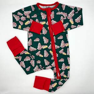 Bambú niños Navidad <span class=keywords><strong>hombre</strong></span> <span class=keywords><strong>de</strong></span> jengibre estampado bebé niña <span class=keywords><strong>ropa</strong></span> bebé <span class=keywords><strong>ropa</strong></span> al por mayor - Product Image 1