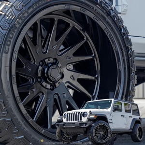Rines de Aluminio para Camioneta de 20-26 Pulgadas, 5x139.7, 6x135, 6x139.7, 8x165.1, Compatibles con Wrangler, F150, F250, <span class=keywords><strong>Bronco</strong></span>, Ram 1500, GMC Silverado - Product Image 1