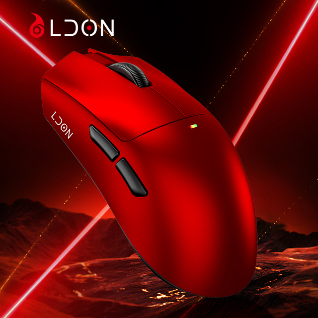 V3 PAW3311 Wireless Gaming Mouse USB Optical 12000 DPI RGB Rechargeable Battery Ergonomic Design Both Hands 8 Buttons