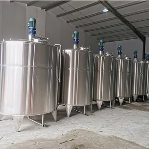 2kl Ss316 100 L tangki campuran 5000l tangki pencampur baja Ace putar kimia tahan karat dengan pemanas