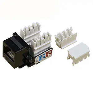 Горячая распродажа RJ45 прямая сеть CAT5E CAT5e UTP ethernet модуль keystone jack