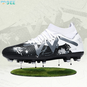 Zapatos de Fútbol con Tacos SeeMore Profesionales para Exteriores, Zapatos de Fútbol para Hombre, Tacos para Entrenamiento en Césped <span class=keywords><strong>Artificial</strong></span>, Antideslizantes, con Tacos Largos/Cortos - Product Image 5