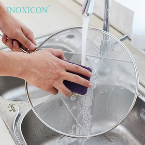 不锈钢食品级厨房滤网防溅漏勺烹饪油炸油网油脂飞溅筛网护网 - Product Image 4