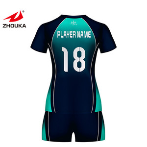 Outfit your personal volleyball customization Beach women sublimation volleyball jerseys - Product Image 3