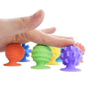 Jouet sensoriel en silicone anti-stress pour enfants, dispositif de pression des doigts à ventouse - Product Image 4