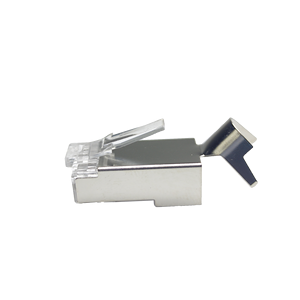 Connecteur Cat7 à deux composants, conception plaquée or, prise modulaire RJ45 blindée, passage du connecteur cat7 - Product Image 3