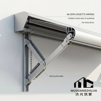 Pérgola de Techo Deslizante de Aluminio Resistente, Eléctrica, Moderna y Ecológica, Gazebos para Exteriores, Terraza y Balcón Premium