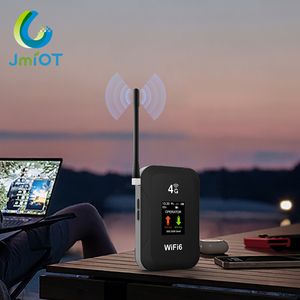 Jimi 5000MAh Pin Túi Rj11 <span class=keywords><strong>4G</strong></span> LTE Di Động Hotspot Wifi Router Với <span class=keywords><strong>Sim</strong></span> Thẻ esim VSIM 300Mbps Wifi Chia Sẻ - Product Image 2