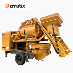 Mini xách tay Trung Quốc máy BƠM BÊ TÔNG với động cơ động cơ mang thành phần cốt lõi đổ máy bơm để bán - Product Image 6