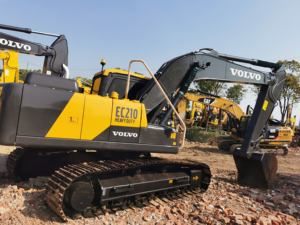 Pelle sur chenilles Volvo EC210 d'occasion de haute qualité 21 tonnes Original 2020 modèle 1.25m composants de noyau de seau machines de pompe à moteur - Product Image 3