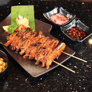 Nướng/thịt nướng shish Kebab <span class=keywords><strong>kabob</strong></span> hình bầu dục lưỡi xiên que tre - Product Image 4