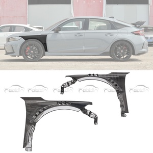 Estilo OTD, Fibra de Carbono para Honda Civic Type R FL5 11.ª Generación 2022-2023, Pieza Automotriz Exterior, Rejillas de Ventilación Laterales para Guardabarros - Product Image 2
